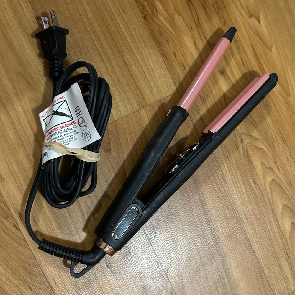 Kim Kimble 2-in-1 Hybrid Styling Hair Waver & Curling Iron